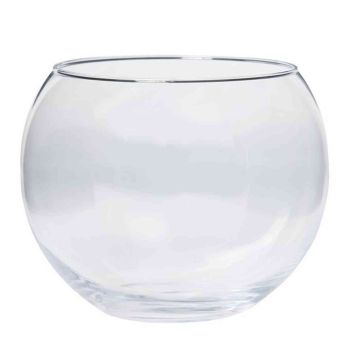 Vaso di vetro TOBI OCEAN, sfera, trasparente, 17,5cm, Ø19cm Vaso di vetro TOBI OCEAN, sfera, trasparente, 17,5cm, Ø19cm