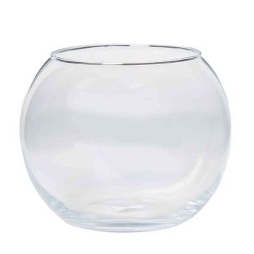 Vaso di vetro TOBI OCEAN, sfera, trasparente, 15cm, Ø16cm Vaso di vetro TOBI OCEAN, sfera, trasparente, 15cm, Ø16cm