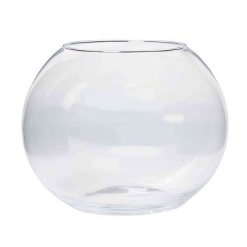 Vaso di vetro TOBI OCEAN, sfera, trasparente, 20cm, Ø25cm Vaso di vetro TOBI OCEAN, sfera, trasparente, 20cm, Ø25cm