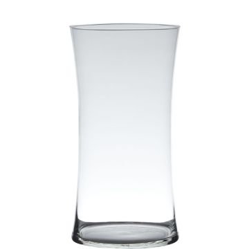 Vaso da fiori DENNY in vetro, trasparente, 30cm, Ø15cm