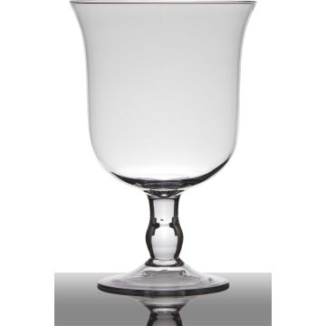 Vaso con piede NOELLE di vetro, trasparente, 29cm, Ø19,5cm Vaso con piede NOELLE di vetro, trasparente, 29cm, Ø19,5cm