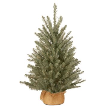 Albero di Natale artificiale NUUK, blu, 90cm, Ø65cm