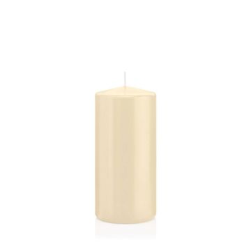 Candela per lanterna MAEVA, a colonna, crema, 15cm, Ø7cm, 63h - Made in Germany Candela per lanterna MAEVA, a colonna, crema, 15cm, Ø7cm, 63h - Made in Germany