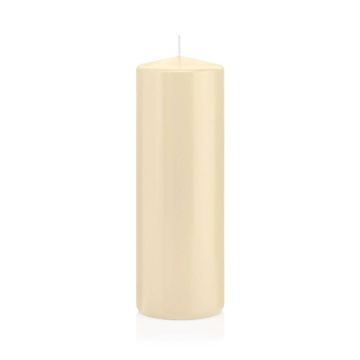 Candela per lanterna MAEVA, a colonna, crema, 20cm, Ø7cm, 103h - Made in Germany Candela per lanterna MAEVA, a colonna, crema, 20cm, Ø7cm, 103h - Made in Germany
