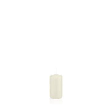 Candela per lanterna MAEVA, a colonna, avorio, 20cm, Ø10cm, 156h - Made in Germany Candela per lanterna MAEVA, a colonna, avorio, 20cm, Ø10cm, 156h - Made in Germany