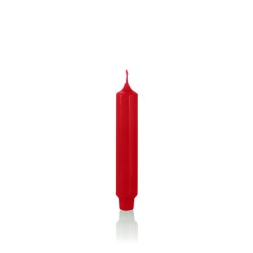 Candela decorativa ARIETTA, base a cono, rosso, 16,4cm, Ø2,8cm, 6h - Made in Germany Candela decorativa ARIETTA, base a cono, rosso, 16,4cm, Ø2,8cm, 6h - Made in Germany