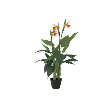 Strelizia di plastica LAKISHA, arancione-viola, 90cm Strelizia di plastica LAKISHA, arancione-viola, 90cm