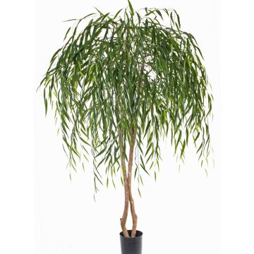 Salice piangente artificiale GWENDOLIN, tronchi naturali, verde, 180cm Salice piangente artificiale GWENDOLIN, tronchi naturali, verde, 180cm
