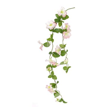 Ramo di petunie artificiali MARTHE, rosa-verde, 130cm, Ø4-9cm