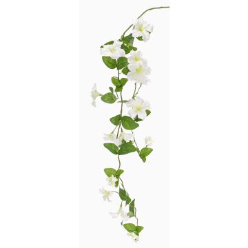 Ramo di petunie artificiali MARTHE, bianco-verde, 130cm, Ø4-9cm Ramo di petunie artificiali MARTHE, bianco-verde, 130cm, Ø4-9cm