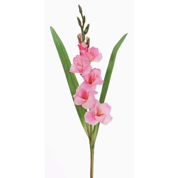 Gladiolo artificiale ELEA, rosa, 80cm, Ø7-9cm Gladiolo artificiale ELEA, rosa, 80cm, Ø7-9cm