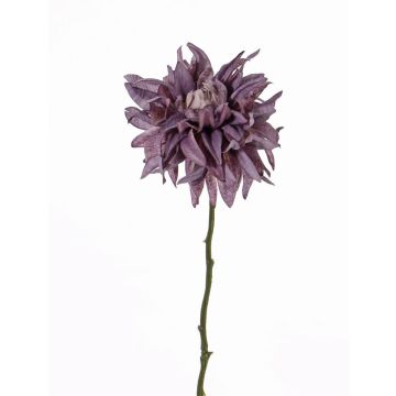 Dahlia artificiale SMILA, viola, 55cm, Ø12cm