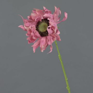 Girasole artificiale JANIKA, fucsia, 60cm, Ø12cm