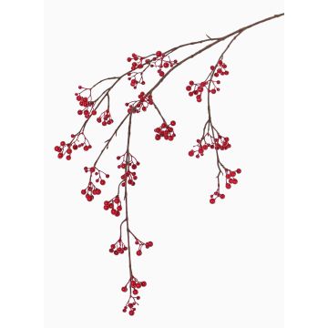Ramo artificiale di sinforicarpi GESA con bacche, rosso, 120cm Ramo artificiale di sinforicarpi GESA con bacche, rosso, 120cm