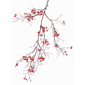 Ramo artificiale di sinforicarpi GESA con bacche, rosso, 100cm Ramo artificiale di sinforicarpi GESA con bacche, rosso, 100cm
