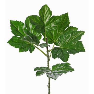 Ramo con foglie di ocra artificiale JOANNIS, zona trasversale, verde, 70cm