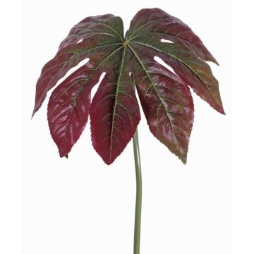 Foglia di aralia artificiale IMANA, rosso-verde, 80cm Foglia di aralia artificiale IMANA, rosso-verde, 80cm