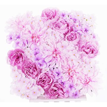 Tappeto di peonia, dahlia e ortensia artificiale EVOLET, rosa, 30x30cm Tappeto di peonia, dahlia e ortensia artificiale EVOLET, rosa, 30x30cm