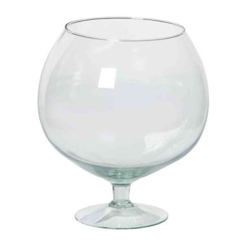 Bicchiere decorativo da Cognac XXL BARRON con piede, trasparente, 22,5cm, Ø20cm Bicchiere decorativo da Cognac XXL BARRON con piede, trasparente, 22,5cm, Ø20cm