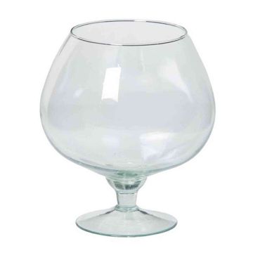 Bicchiere decorativo da Cognac XXL BARRON con piede, trasparente, 18,5cm, Ø15,5cm Bicchiere decorativo da Cognac XXL BARRON con piede, trasparente, 18,5cm, Ø15,5cm
