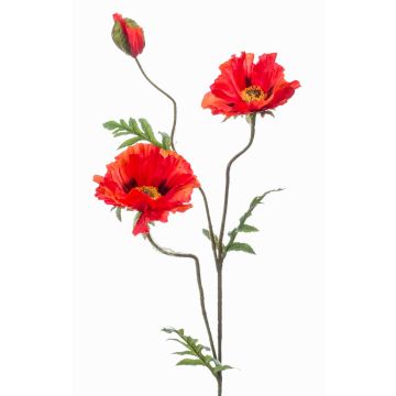 Papavero artificiale LOPEZ, rosso, 90cm