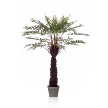Pianta artificiale di felce cyatheales CAMASO in vaso decorativo, 125cm