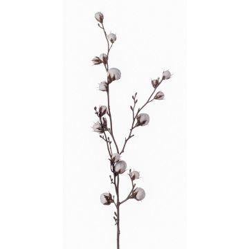 Ramo di cotone artificiale EYCK con fiori, verde, 95cm