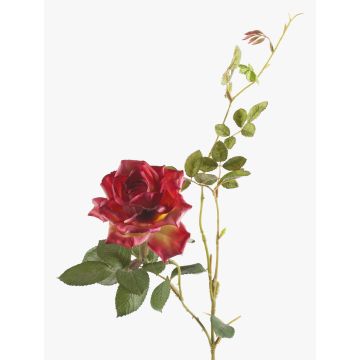 Ramo di rose tessile BEATA, fucsia, 75cm
