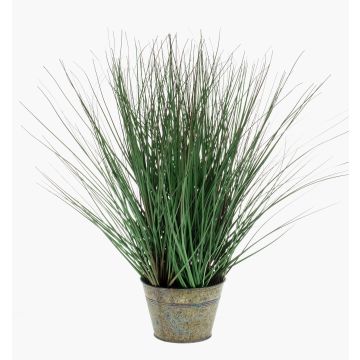 Erba di coda di volpe artificiale ZENA in vaso di metallo, verde, 50 cm. Erba di coda di volpe artificiale ZENA in vaso di metallo, verde, 50 cm.