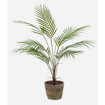 Palma nana artificiale ALUVIAL in vaso di terracotta, 85cm