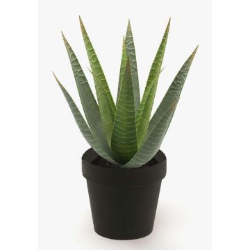 Aloe variegata artificiale MARTINEZ, verde, 25 cm, Ø17 cm