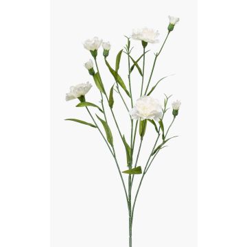 Fiore artificiale di garofano KANO, crema, 70cm