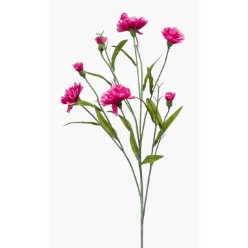 Fiore artificiale di garofano KANO, fucsia, 70cm