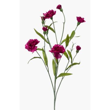 Fiore artificiale di garofano KANO, viola, 70cm