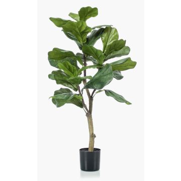 Ficus lyrata artificiale EUSEBI, tronco artificiale, verde, 90cm Ficus lyrata artificiale EUSEBI, tronco artificiale, verde, 90cm