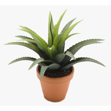 Agave di plastica SEDA in vaso di terracotta, verde, 25cm, Ø25cm Agave di plastica SEDA in vaso di terracotta, verde, 25cm, Ø25cm