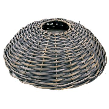 Cestino per albero di Natale JERICHO in rattan, grigio, 21cm, Ø87cm