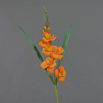 Gladiolo artificiale ELEA, arancione, 85cm, Ø3-10cm