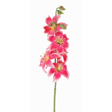 Giglio tigrato artificiale ASHANTI, fucsia, 65cm, Ø8cm Giglio tigrato artificiale ASHANTI, fucsia, 65cm, Ø8cm