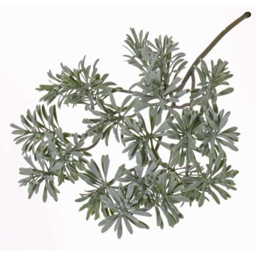 Ramo artificiale di crossostephium BILBO, grigio-verde, 45cm