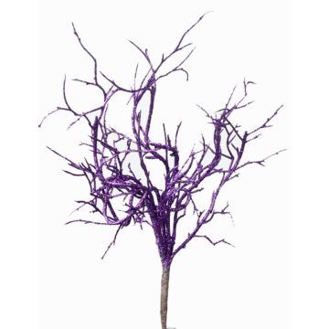 Corallo artificiale SPUNKY su stelo, con brillantini, lilla, 20cm