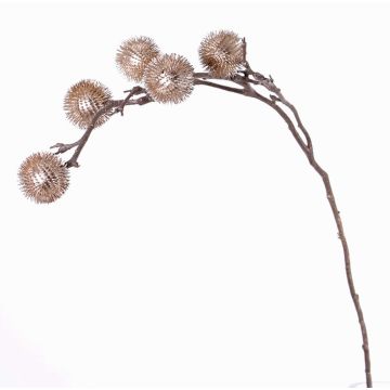 Ramo di cardo artificiale ROBBY, rame, 100cm, Ø6cm Ramo di cardo artificiale ROBBY, rame, 100cm, Ø6cm