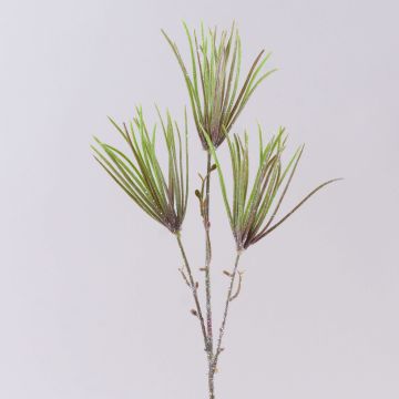 Ramo di pino artificiale PEER, glitter, verde, 50cm