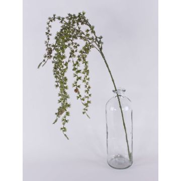 Ramo di larice artificiale BIRTA con pigne, glitter, verde, 120cm Ramo di larice artificiale BIRTA con pigne, glitter, verde, 120cm