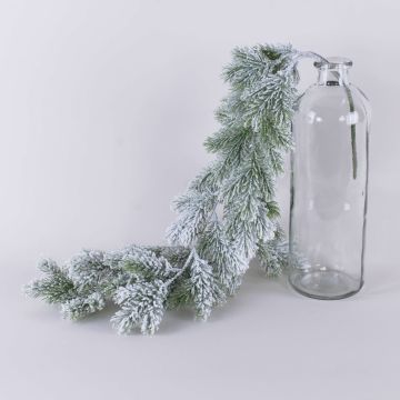 Abete artificiale pensile YUNIS su stelo, innevato, 85cm Abete artificiale pensile YUNIS su stelo, innevato, 85cm