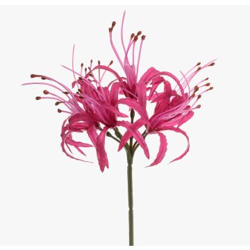 Amaryllis da giardino artificiale NANFAJI, rosa scuro, 65 cm