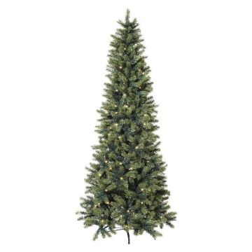Albero artificiale abete snello DUSMA, LED 150 cm