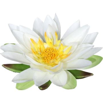 Fiore decorativo ninfea WIRFA, bianco, Ø 15 cm