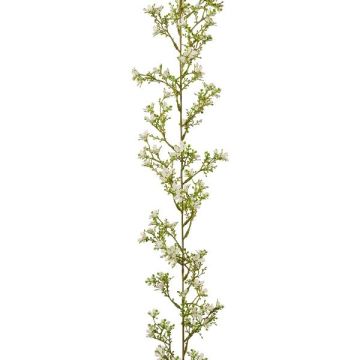 Ghirlanda di fiori artificiali gelsomino GREBOS, bianco, 190 cm