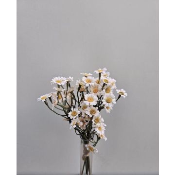 Bouquet di fiori artificiali crisantemi piccoli WEMKE, bianco-crema, 35 cm, Ø 13 cm